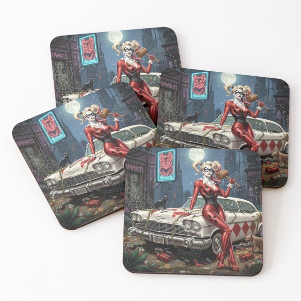 Item preview, Retro Rebel Jester - 1950s Midnight Bombshell Pinup designed and sold by Art's Diner.