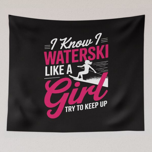 Item preview, Waterskiiing  - I Know I Waterski Like A Girl designed and sold by chaeningplan.