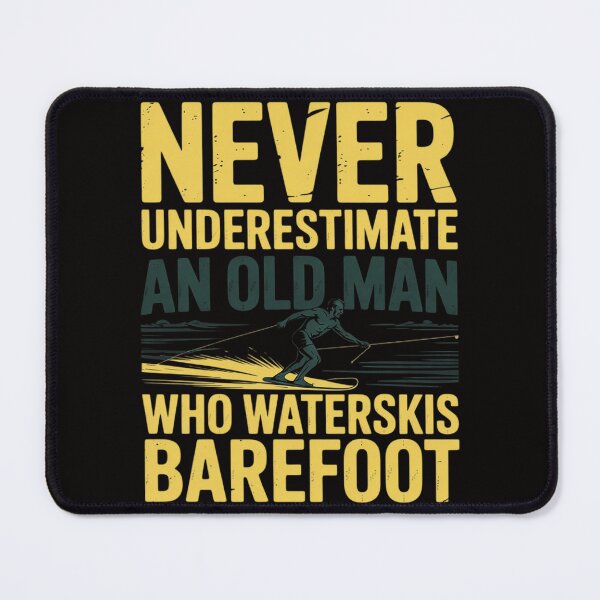 Item preview, Waterskiiing - An Old Man Who Waterskis Barefoot designed and sold by chaeningplan.