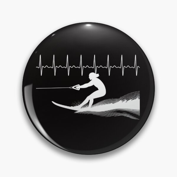 Item preview, Waterski Heartbeat - Novelty for Waterskiers designed and sold by chaeningplan.