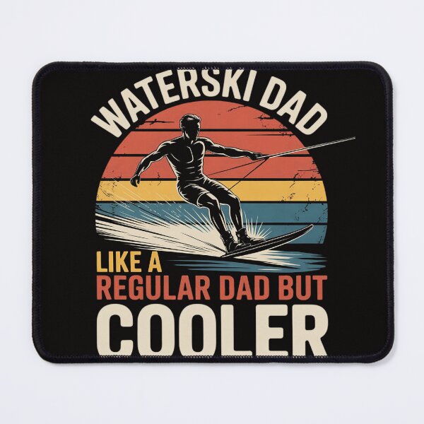 Item preview, Waterski Dad Fathers Day Ski Lover Dad Water Skiing Rider designed and sold by chaeningplan.