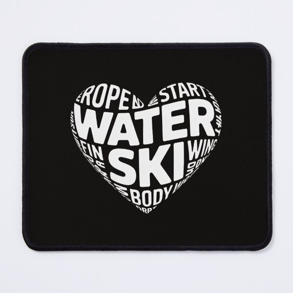 Item preview, Water Ski Heart Lover Gift Waterski Love Gifts Skiing designed and sold by chaeningplan.