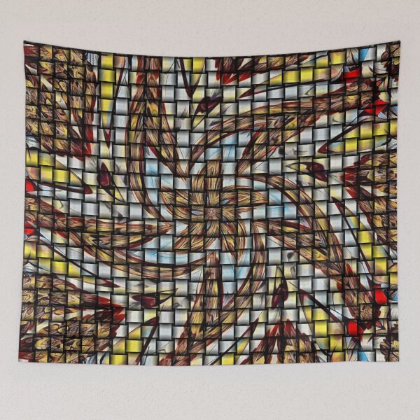 Item preview, Woven Wind Mandala Flower Art designed and sold by shaang.