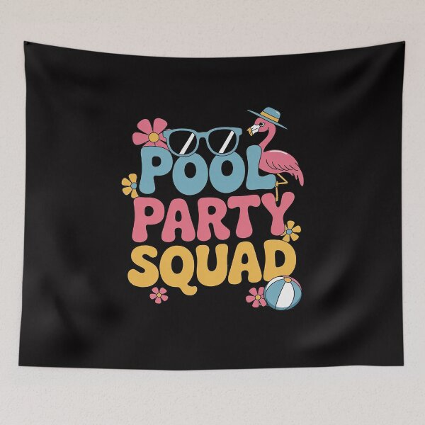 Item preview, Swimming Pool Party Squad Beach Pool Party Matching Beach designed and sold by teltvitossuilea.