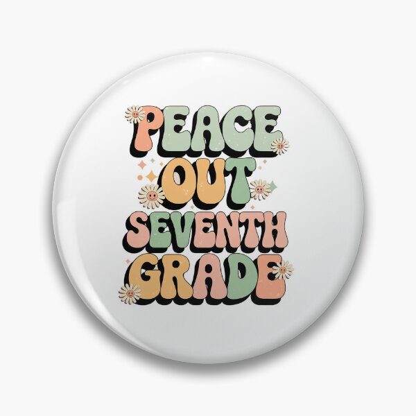 Item preview, Peace Out Seventh Grade Cute Groovy Last Day of 7th Grade designed and sold by Catharsiscath.