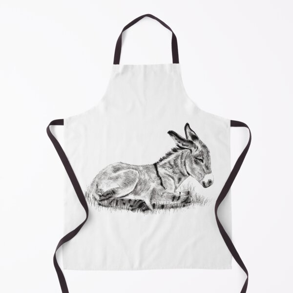 Item preview, Drawing of a reclining donkey - graphite version designed and sold by SylvieG18.