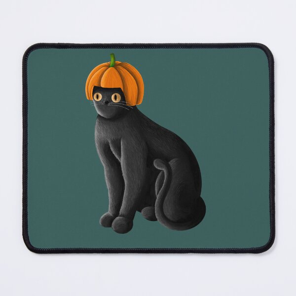 Item preview, Cat with pumpkin hat designed and sold by SimplyCraftsBySam.