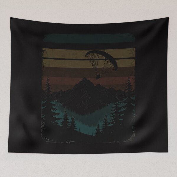 Item preview, Soaring Over The Mountains Paragliding designed and sold by berniceschm.
