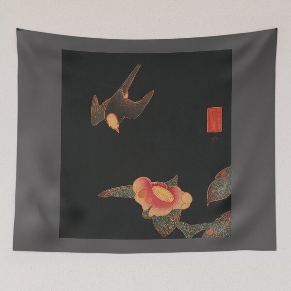 Item preview, Ito Jakuchu: Swallow and Camellia designed and sold by Tridentulus.