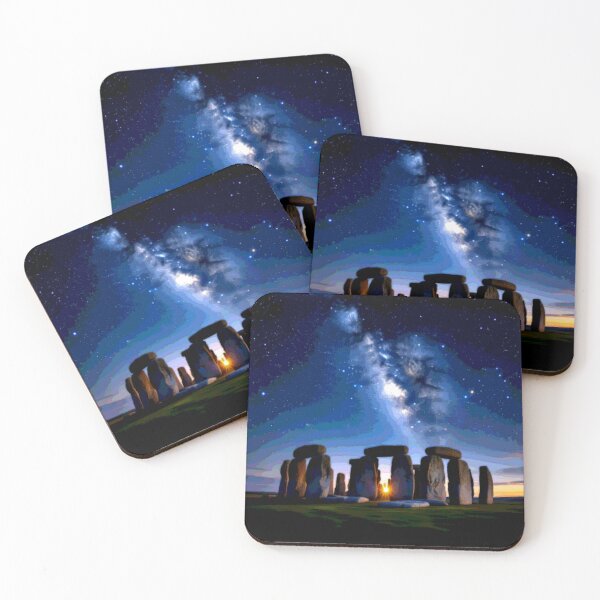 Item preview, stonehenge dark light contour colorful abstract design designed and sold by SmashingDeals.