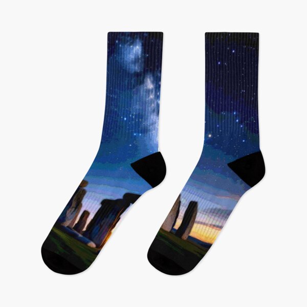 Item preview, stonehenge dark light contour colorful abstract design designed and sold by SmashingDeals.