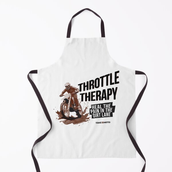 Item preview, Throttle Therapy Dirt Bike Rider T-Shirt – Heal the Pain in the Dirt Lane designed and sold by TIMEtoMOTO.