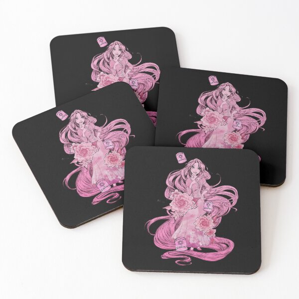 Item preview, Tangled Pink Tonal Rapunzel Portrait  designed and sold by bellaruqsaam6.