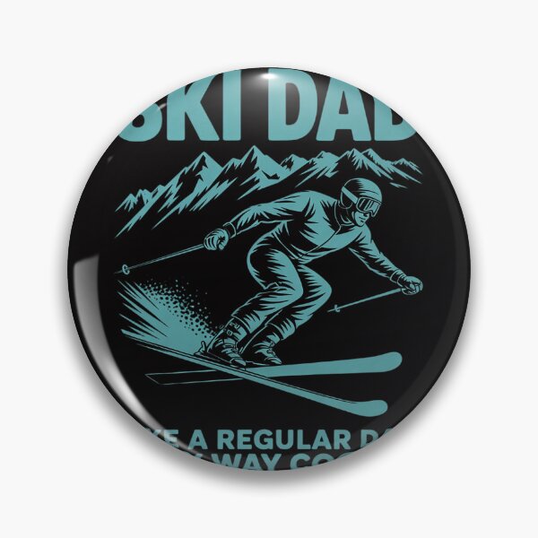 Item preview, Ski Dad Skiier Snowy Adventure Skiing Lovers Quote Gag designed and sold by berniceschm.