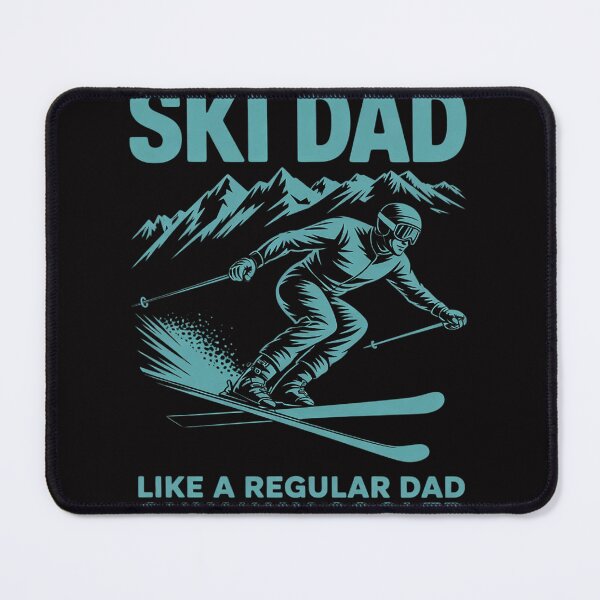 Item preview, Ski Dad Skiier Snowy Adventure Skiing Lovers Quote Gag designed and sold by berniceschm.