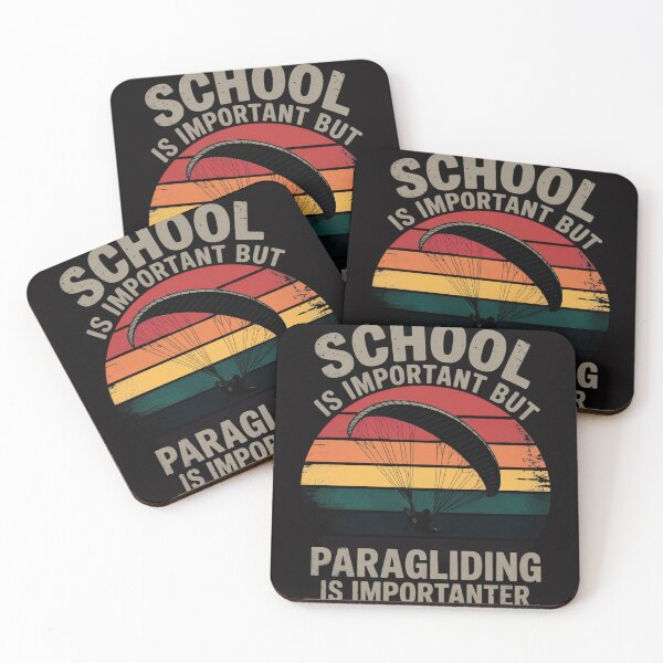 Item preview, School Is Important but Paragliding Is Importanter Paragliding Paraglider Paraglide designed and sold by berniceschm.
