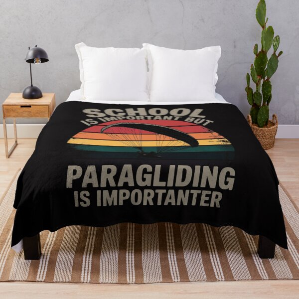 Item preview, School Is Important but Paragliding Is Importanter Paragliding Paraglider Paraglide designed and sold by berniceschm.