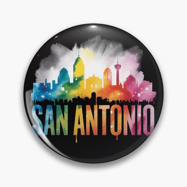 Item preview, San Antonio Texas Watercolor City Skyline Art Souvenir designed and sold by berniceschm.