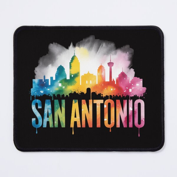 Item preview, San Antonio Texas Watercolor City Skyline Art Souvenir designed and sold by berniceschm.