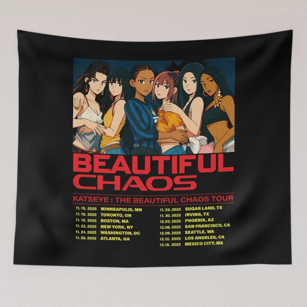 Item preview, Katseye The Beautiful Chaos Tour designed and sold by sitherbakios1.