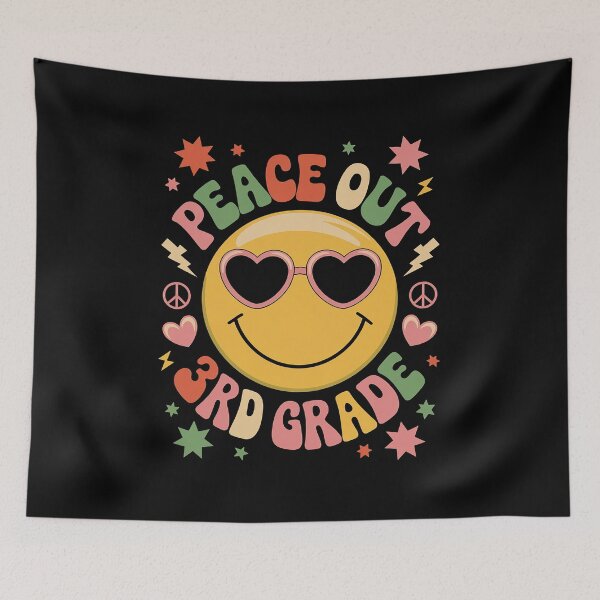 Item preview, Peace Out Third Grade Cute Groovy Last Day of 3rd Grade designed and sold by Catharsiscath.