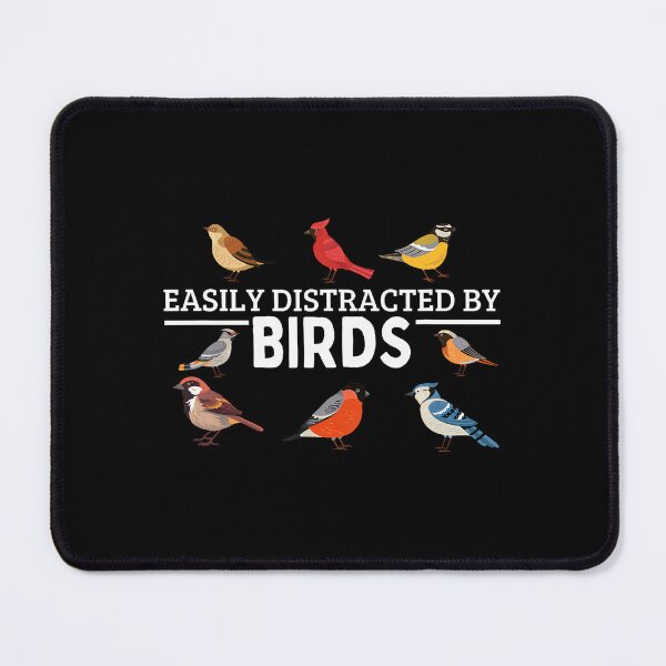 Item preview, Easily Distracted By Birds Funny Bird Watching designed and sold by elihletoriong.