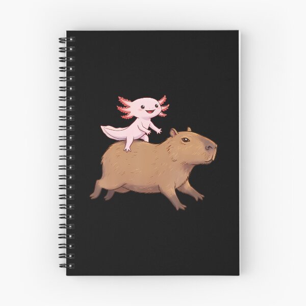 Item preview, Ajolote y capibara kawaii designed and sold by pradasdemtrep.