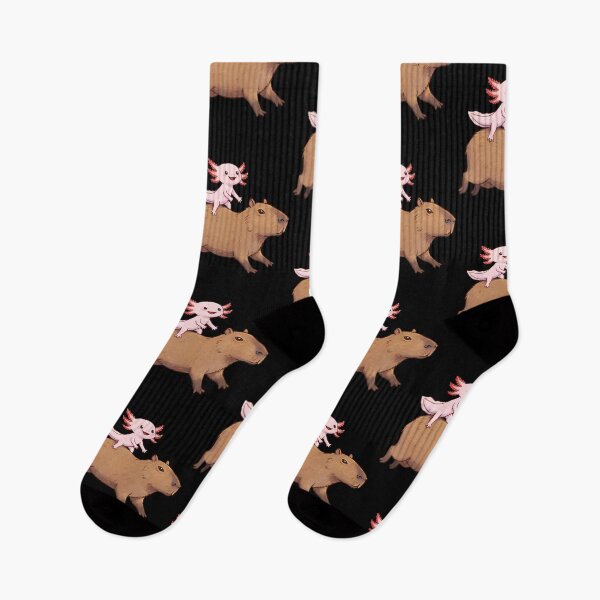 Item preview, Kawaii Axolotl & Capybara designed and sold by pradasdemtrep.