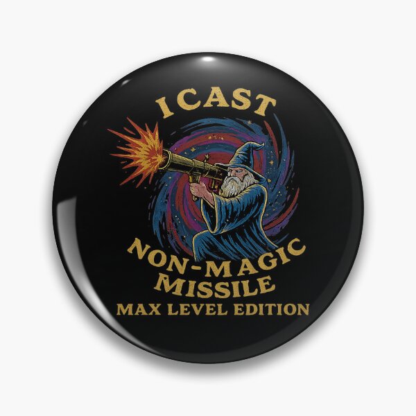 Item preview, Vintage I Cast Non-Magic Missile Wizard Parody Meme Men Women designed and sold by jakaun.