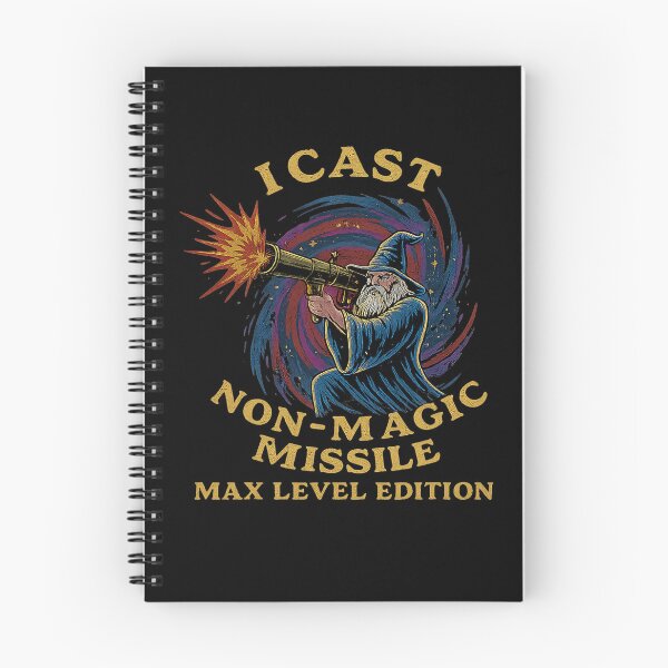 Item preview, Vintage I Cast Non-Magic Missile Wizard Parody Meme Men Women designed and sold by jakaun.