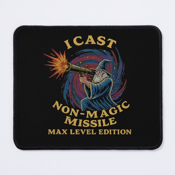 Item preview, Vintage I Cast Non-Magic Missile Wizard Parody Meme Men Women designed and sold by jakaun.