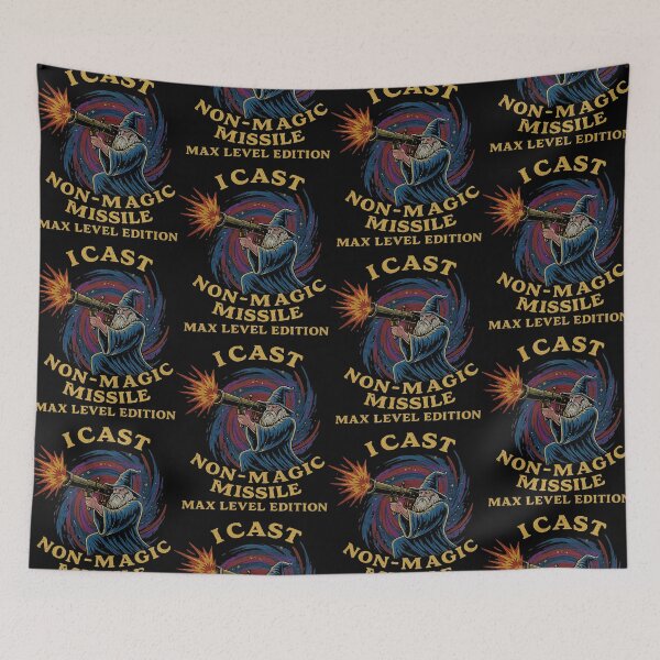 Item preview, Vintage I Cast Non-Magic Missile Wizard Parody Meme Men Women designed and sold by jakaun.