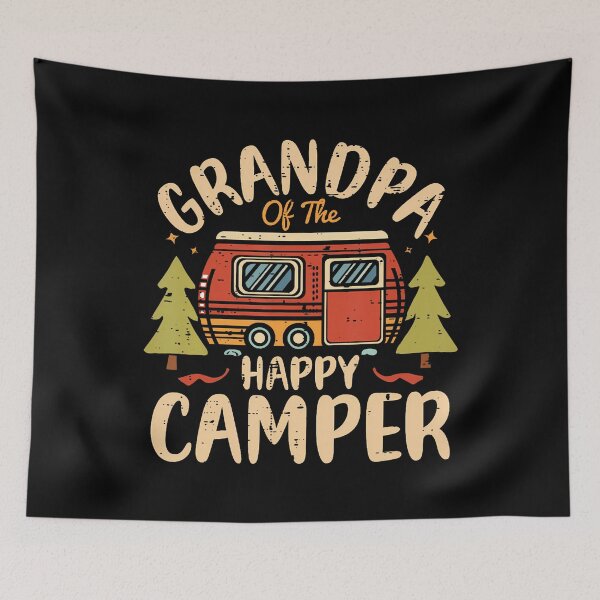 Item preview, Grandpa Of Happy Camper 1St Birthday Party Retro Grandpa designed and sold by PaulaStokes2.