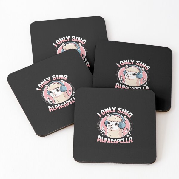 Item preview, Musikfan I ONLY SING ALPACAPELLA Lama Funny Alpaca designed and sold by skanderio.