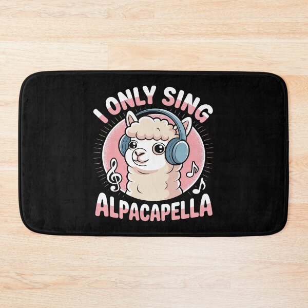 Item preview, Musikfan I ONLY SING ALPACAPELLA Lama Funny Alpaca designed and sold by skanderio.