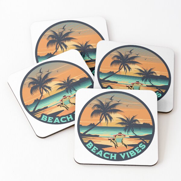 Item preview, Retro Beach Sunset Vibes designed and sold by FANTASTIC-N.