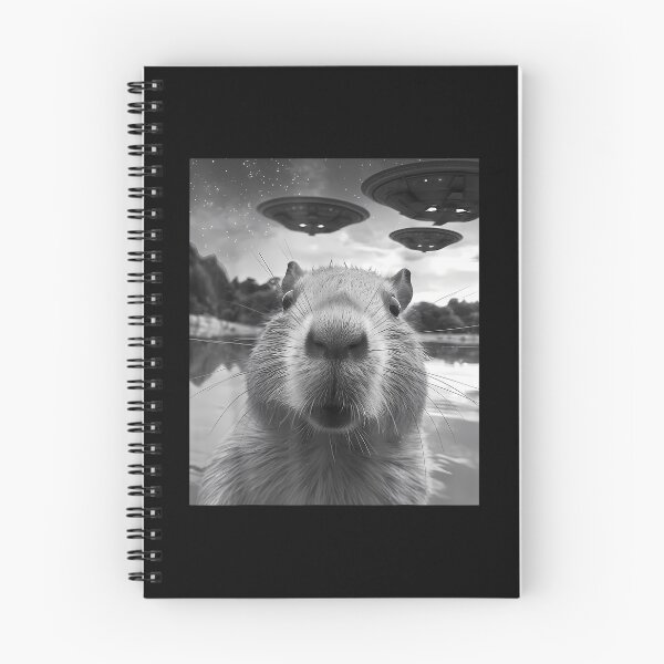 Item preview, Capybara Selfie With UFOs designed and sold by pradasdemtrep.
