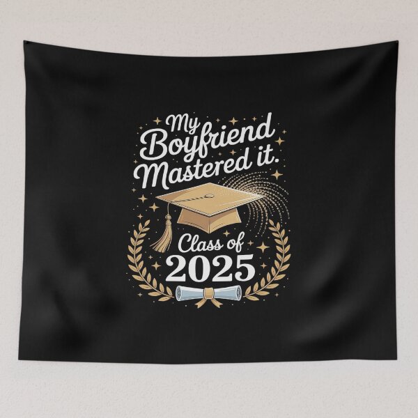 Item preview, My Boyfriend Mastered It Class of 2025 Masters Graduation designed and sold by skanderio.