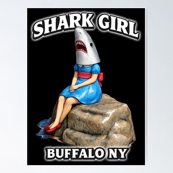 Item preview, Shark girl  designed and sold by American Artist Designs.