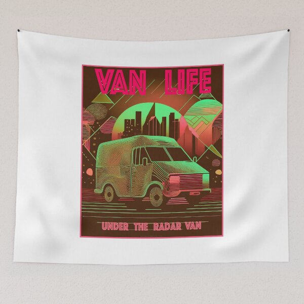 Artikelvorschau, Van Life Rot und Grün entworfen und verkauft von Under The Radar Van.