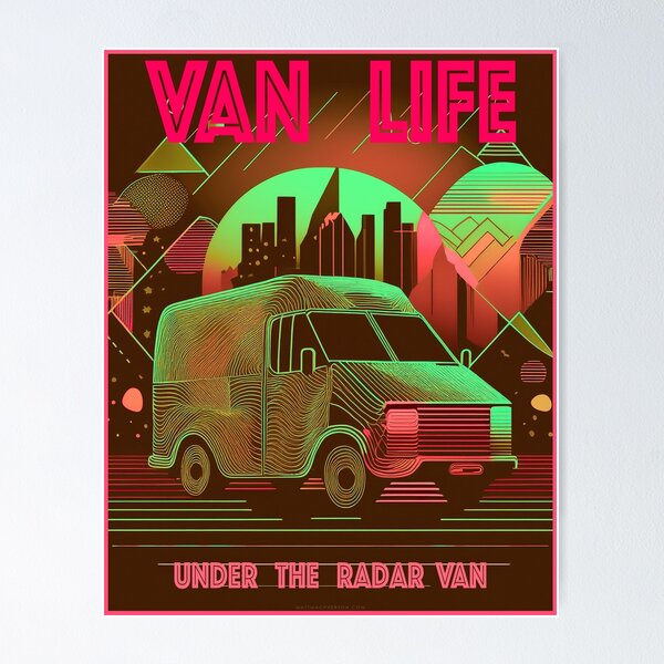 Item preview, Van Life Red and Green designed and sold by Under The Radar Van.