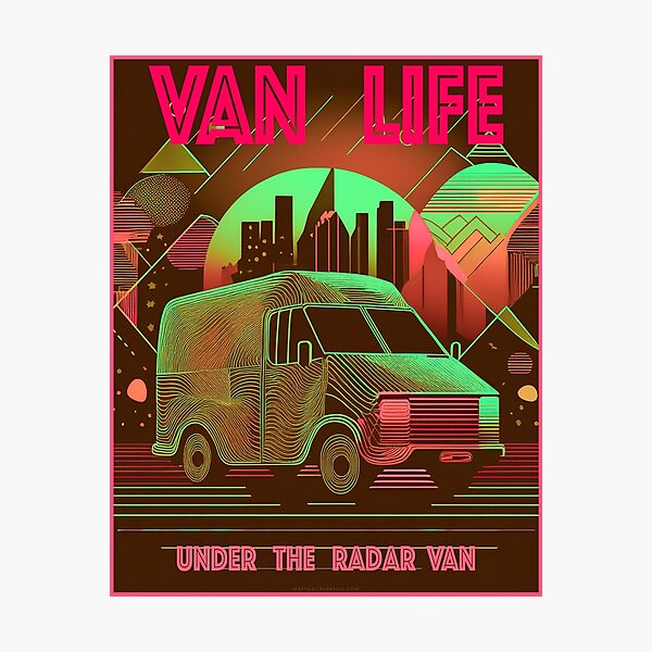 Item preview, Van Life Red and Green designed and sold by Under The Radar Van.