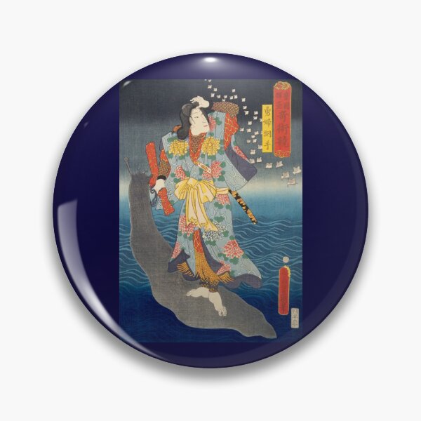 Item preview, Vintage, A contest of magic scenes by Toyokuni Utagawa, Japanese art, woodblock, Ukiyoe, Wall art, Puzzle,  designed and sold by VintageJapan for Japanese woodblock, Ukiyoe, Retro art and more.