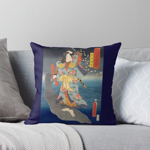 Item preview, Vintage, A contest of magic scenes by Toyokuni Utagawa, Japanese art, woodblock, Ukiyoe, Wall art, Puzzle,  designed and sold by VintageJapan for Japanese woodblock, Ukiyoe, Retro art and more.