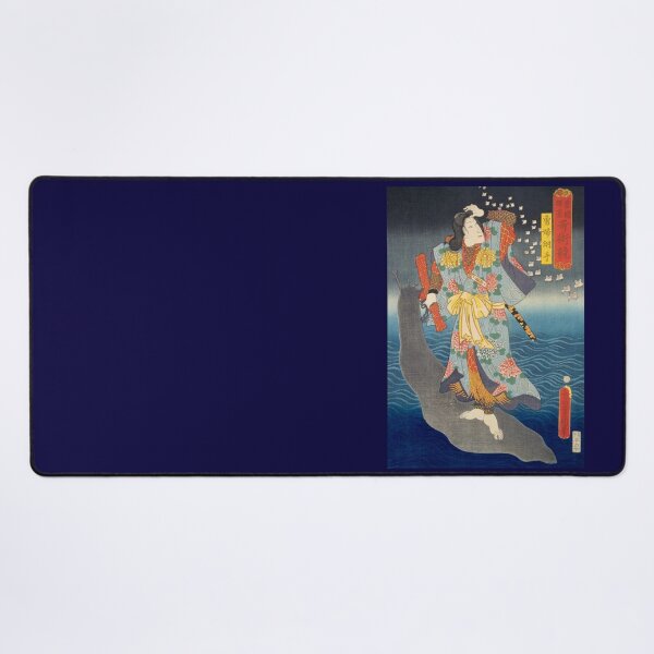 Item preview, Vintage, A contest of magic scenes by Toyokuni Utagawa, Japanese art, woodblock, Ukiyoe, Wall art, Puzzle, designed and sold by VintageJapan for Japanese woodblock, Ukiyoe, Retro art and more.