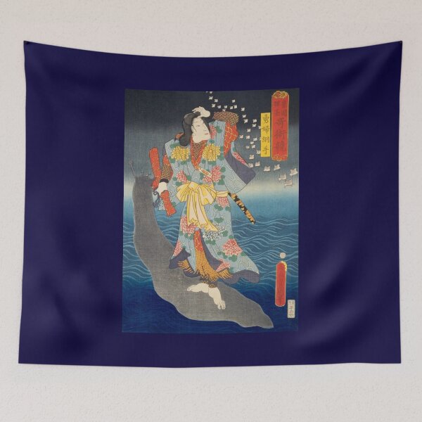 Item preview, Vintage, A contest of magic scenes by Toyokuni Utagawa, Japanese art, woodblock, Ukiyoe, Wall art, Puzzle,  designed and sold by VintageJapan for Japanese woodblock, Ukiyoe, Retro art and more.