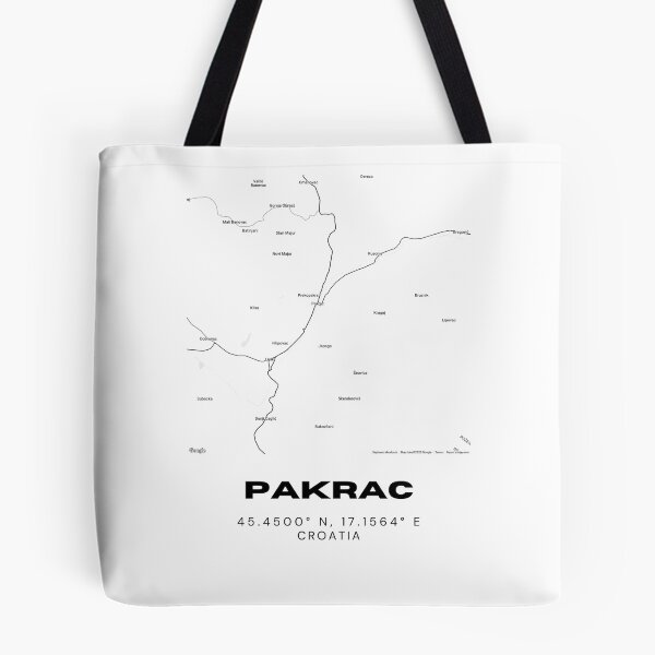 Item preview, Pakrac Croatia Map Poster | Coordinates Minimalist City Wall Art designed and sold by RM-Journey.