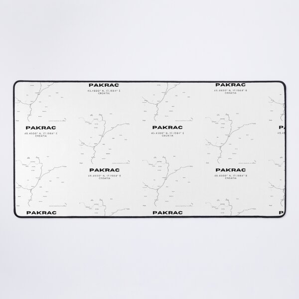 Item preview, Pakrac Croatia Map Poster | Coordinates Minimalist City Wall Art designed and sold by RM-Journey.