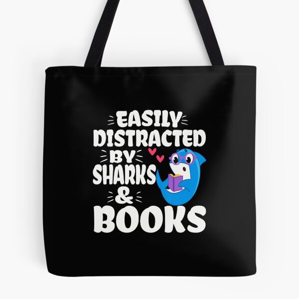 Item preview, Shark Reading Books Easily Distracted By Sharks And Books designed and sold by elihletoriong.