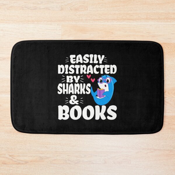 Item preview, Shark Reading Books Easily Distracted By Sharks And Books designed and sold by elihletoriong.